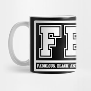 FBI Fabulous Black and Intelligent Mug